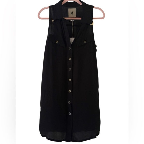 One Teaspoon Viper Western Collared Tank Dress NWT - Picture 1 of 3